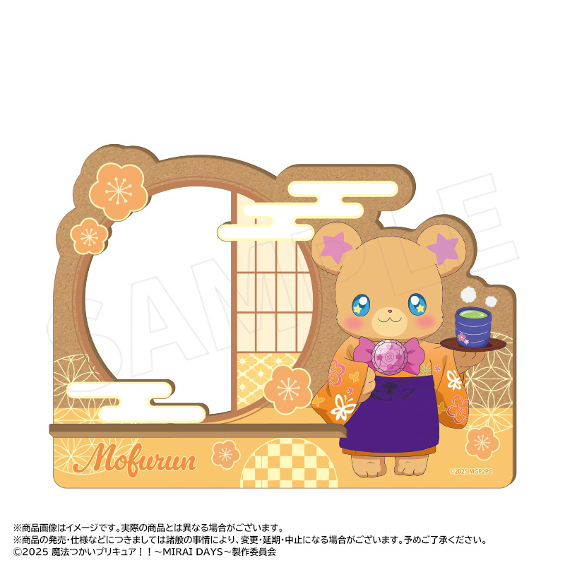 【ANICRAFT】魔法つかいプリキュア！！～MIRAI DAYS～ 描き下ろし甘味処ver. 木製スマホスタンド E モフルン