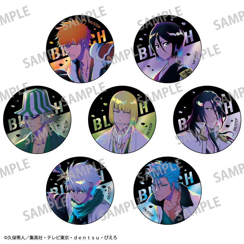 【カミオジャパン】BLEACH 千年血戦篇 トレーディングメタリック缶バッジ/カミアニTOUCH 1BOX入数：7
