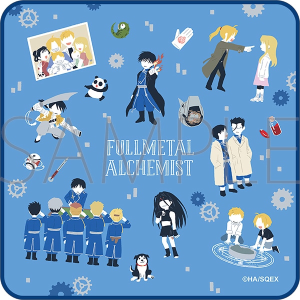 【ムービック】鋼の錬金術師 ハンドタオル/ゆるパレット第2弾