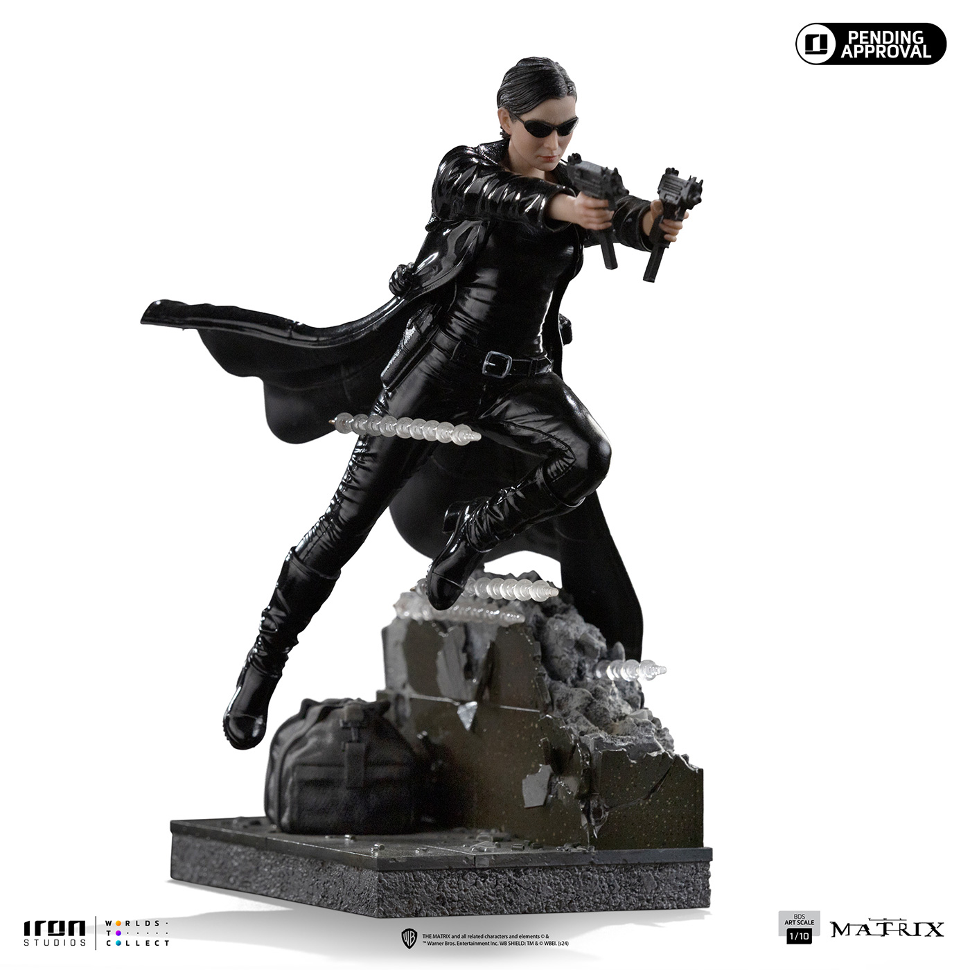 【アイアン・スタジオ】『マトリックス』【アイアン・スタジオ スタチュー】「バトルジオラマ・シリーズ」1/10スケール トリニティ