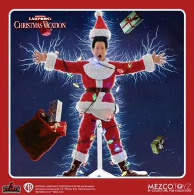 【メズコトイズ】5ポイント/ ナショナル・ランプーン クリスマス・バケーション 3.75インチ アクションフィギュア： クラーク・グリスウォルド ルーフショック ver