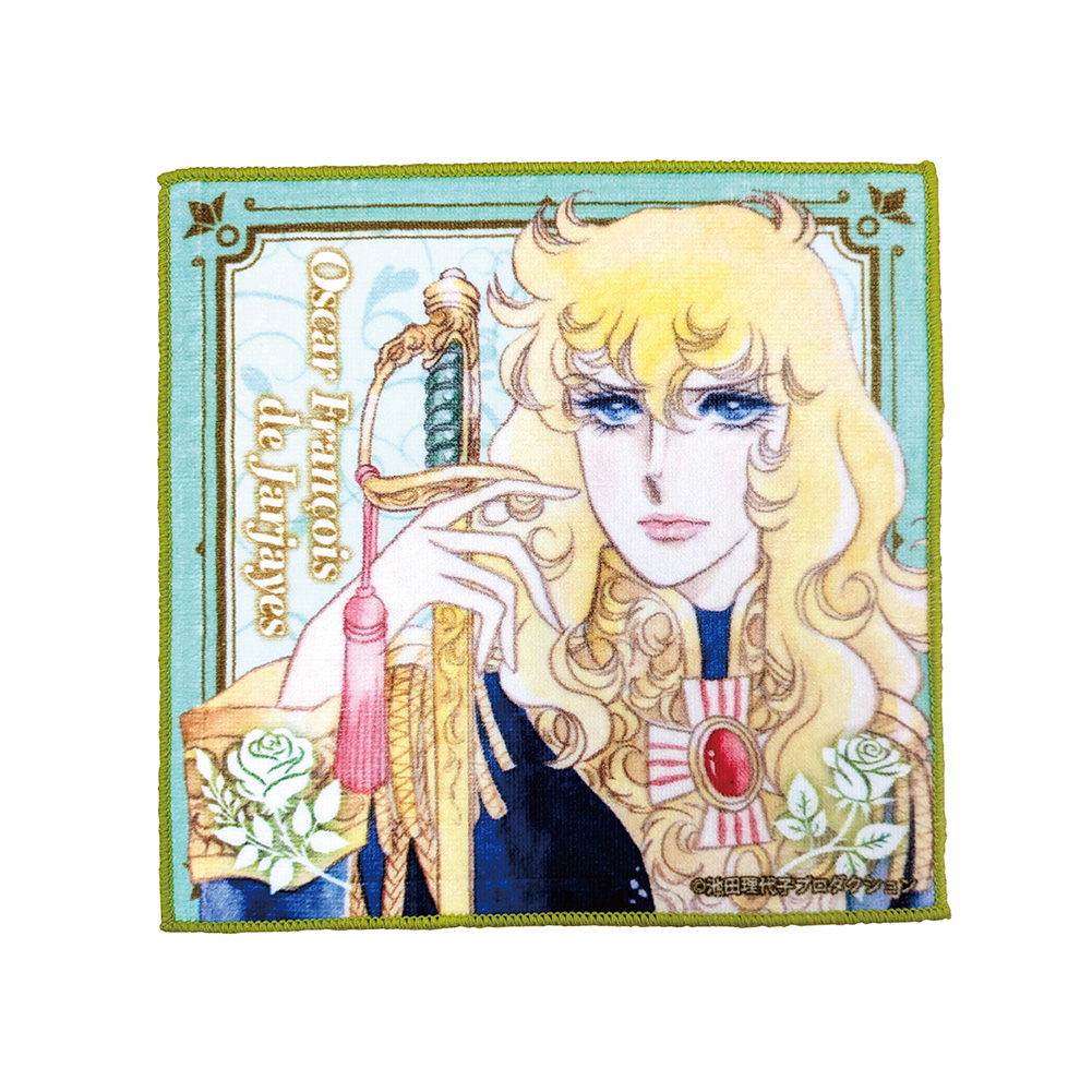 【ラムネラボ】ベルサイユのばら ミニタオル グリーン