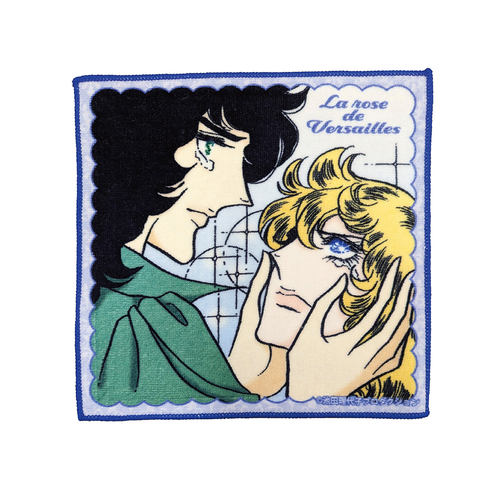 【ラムネラボ】ベルサイユのばら ミニタオル ブルー