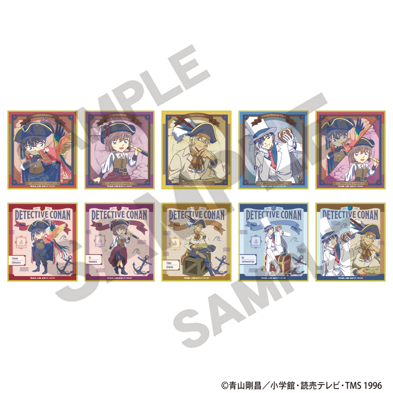 【クラックス】名探偵コナン トレーディングミニ色紙 船乗り クラパレット 1BOX入数：10