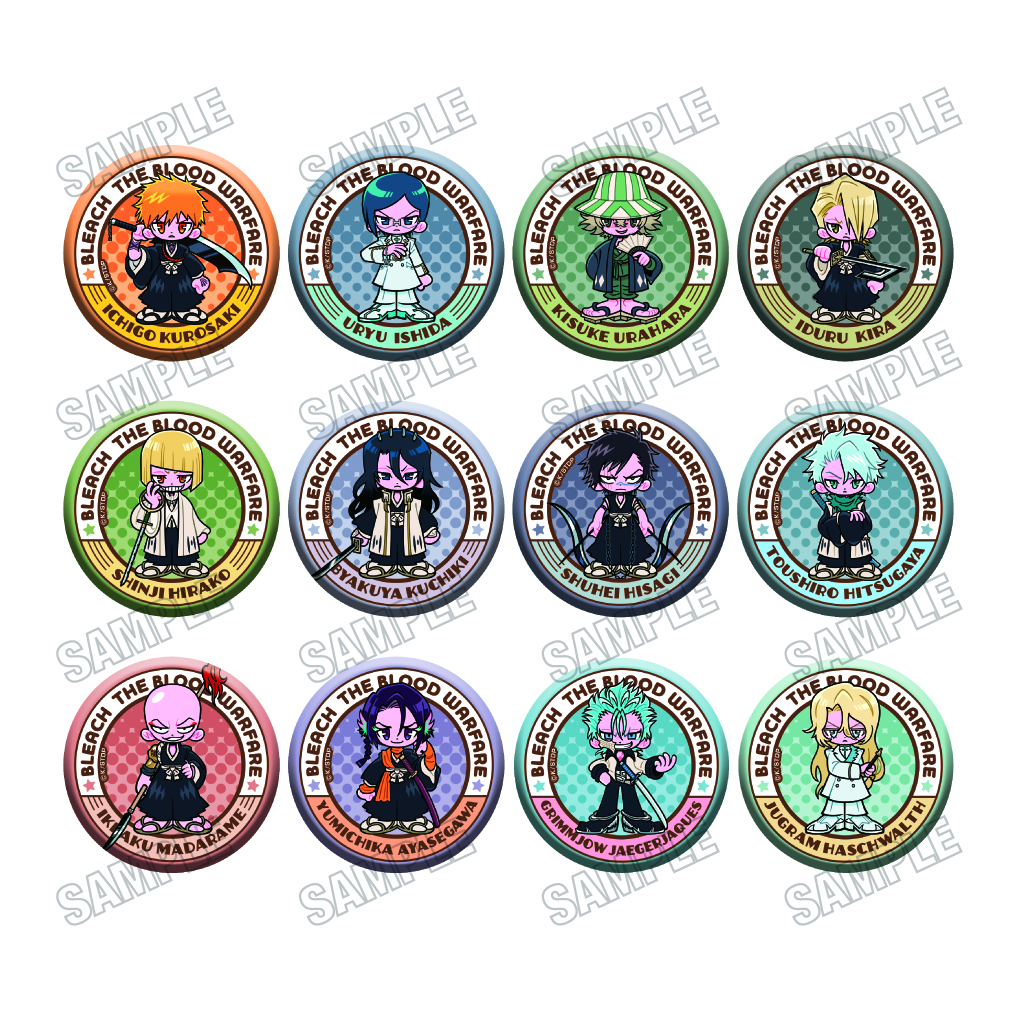 【メディコス・エンタテインメント】TVアニメ『BLEACH 千年血戦篇』缶バッジコレクション