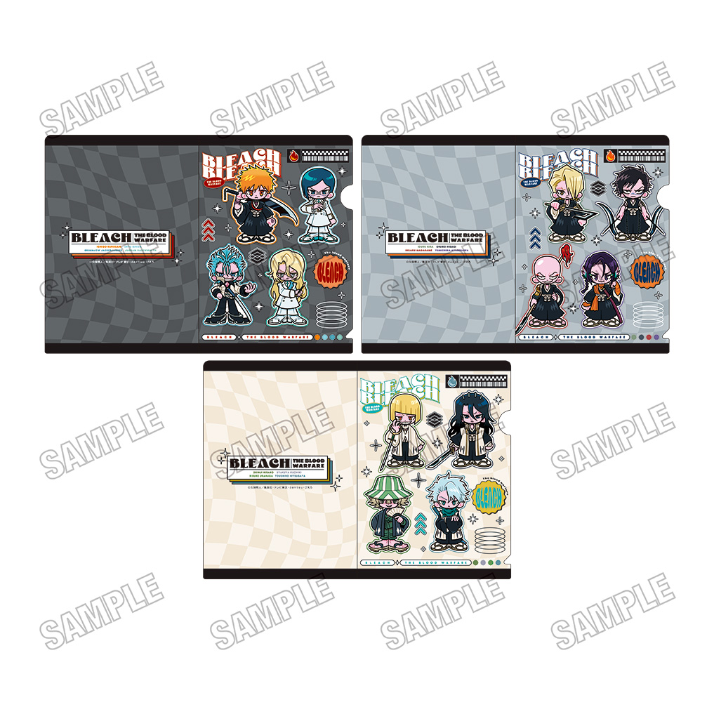 【メディコス・エンタテインメント】TVアニメ『BLEACH 千年血戦篇』A5クリアファイルセット