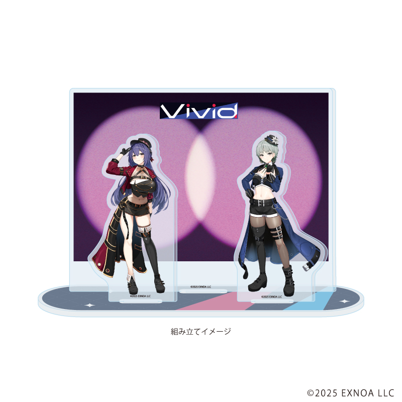 【A3】アクリルジオラマ「STELLAR IDOL PROJECT」06/Vivid（公式イラスト）