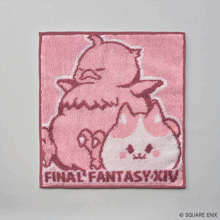 【スクウェア・エニックス】ファイナルファンタジーXIV ハンドタオル でぶチョコボ&ファットキャット