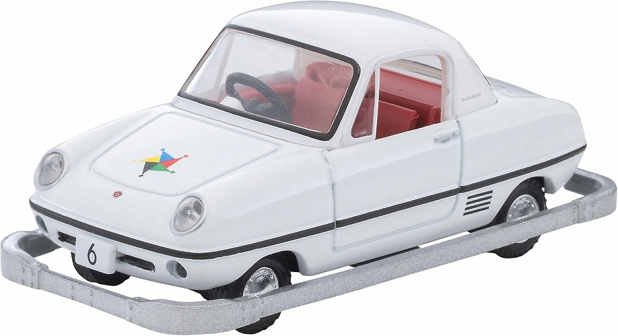 【トミーテック】こどもの国×TLV ダットサン ベビイ 6号車 （白） フィギュア付