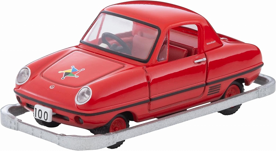 【トミーテック】こどもの国×TLV ダットサン ベビイ レストア車 （赤） フィギュア付