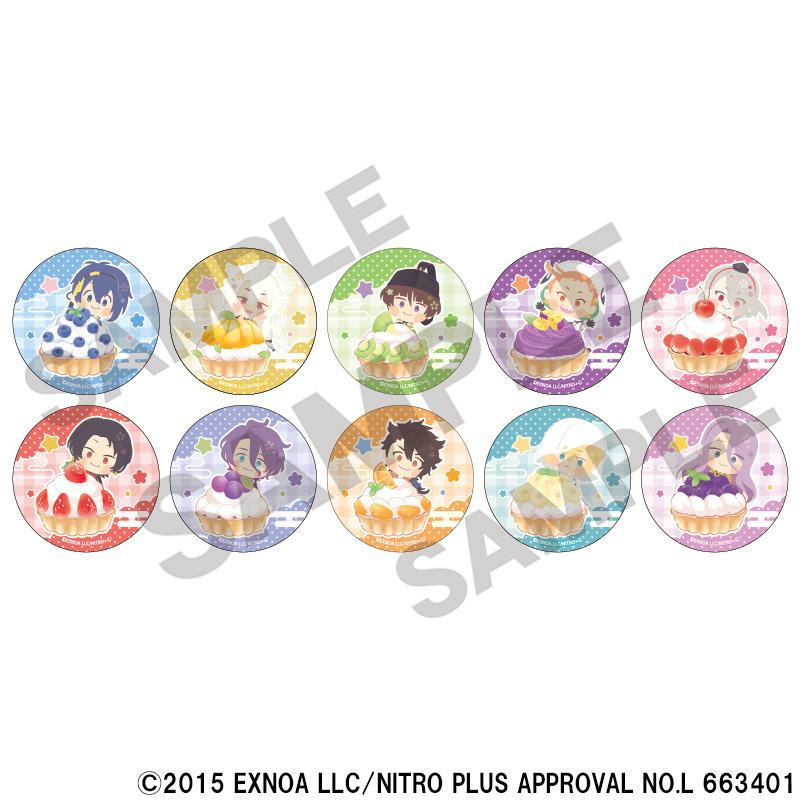 【クラックス】わんぱく！刀剣乱舞 トレーディンググリッター缶バッジ 1BOX入数：10