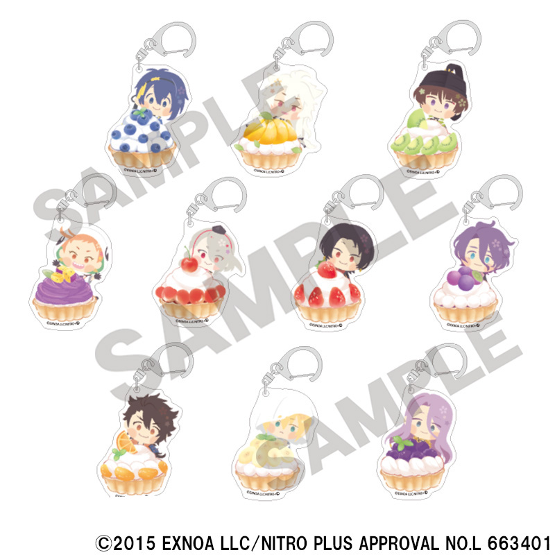 【クラックス】わんぱく！刀剣乱舞 トレーディングアクリルキーホルダー 1BOX入数：10