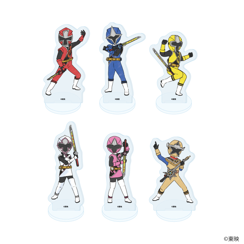 【A3】アクリルぷちスタンド「手裏剣戦隊ニンニンジャー」01/ブラインド（全6種）（グラフアートイラスト） 1BOX入数：6
