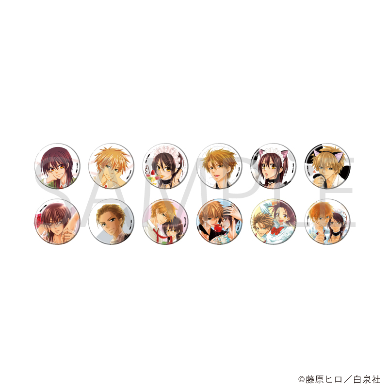 【A3】缶バッジ「会長はメイド様！」02/ブラインド（全12種） 1BOX入数：12