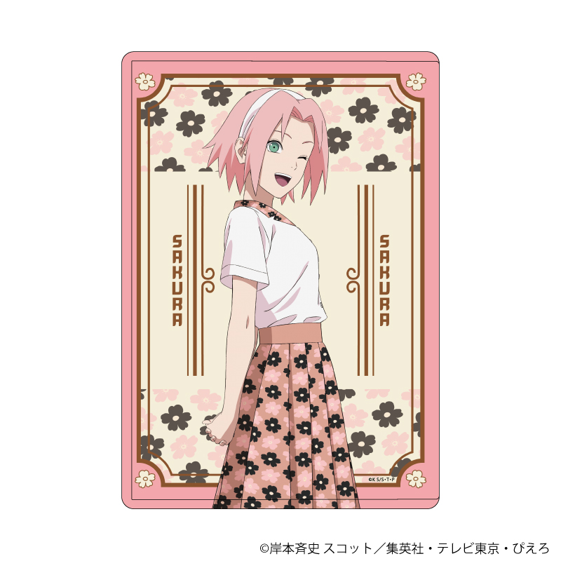 【A3】キャラクリアケース「NARUTO-ナルト- 疾風伝」40/春野サクラ ニューレトロver.（描き下ろしイラスト）