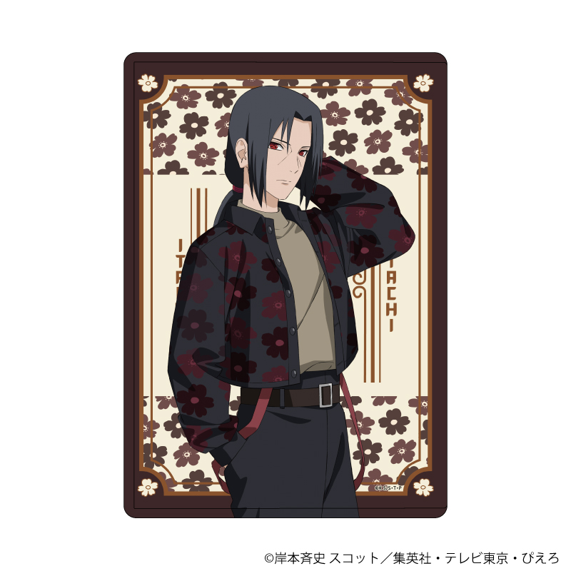 【A3】キャラクリアケース「NARUTO-ナルト- 疾風伝」42/うちはイタチ ニューレトロver.（描き下ろしイラスト）