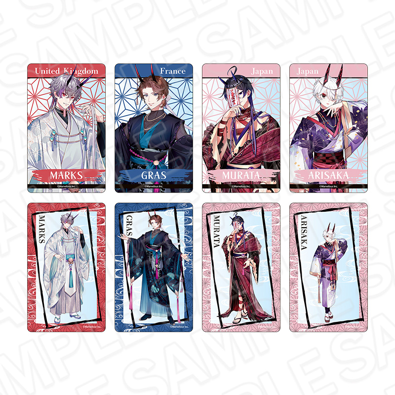 【コンテンツシード】千銃士：Rhodoknight クリアカード（ランダム） 鬼銃士 ver. 1BOX入数：8