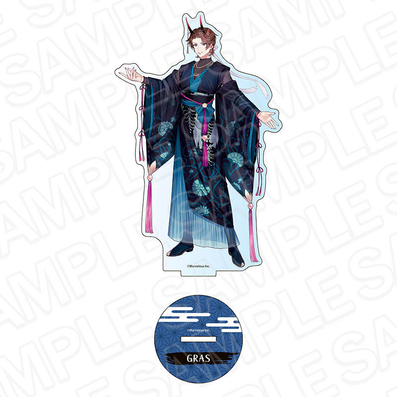 【コンテンツシード】千銃士：Rhodoknight アクリルフィギュア グラース 鬼銃士 ver.