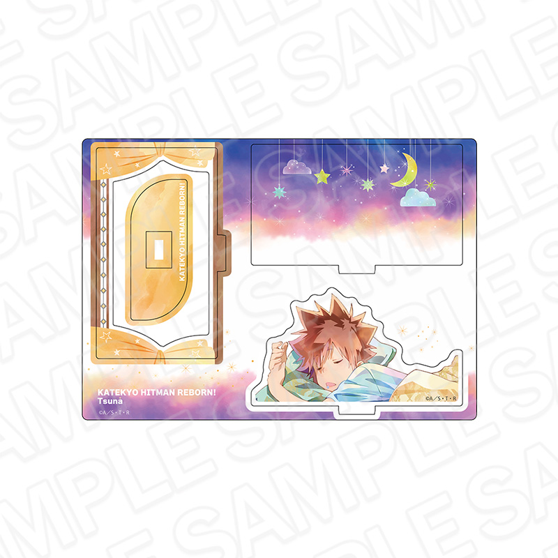 【コンテンツシード】家庭教師ヒットマンREBORN！ レイヤーアクリルスタンド PALE TONE series 沢田 綱吉 night ver.