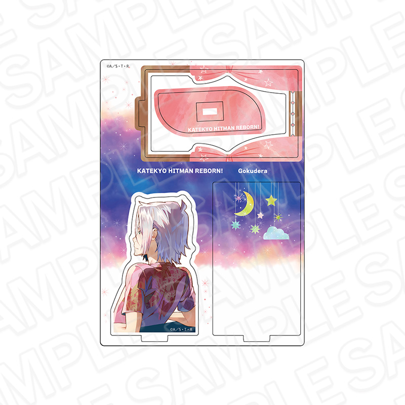 【コンテンツシード】家庭教師ヒットマンREBORN！ レイヤーアクリルスタンド PALE TONE series 獄寺 隼人 night ver.