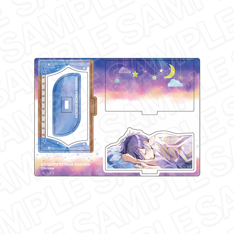 【コンテンツシード】家庭教師ヒットマンREBORN！ レイヤーアクリルスタンド PALE TONE series クローム髑髏 night ver.