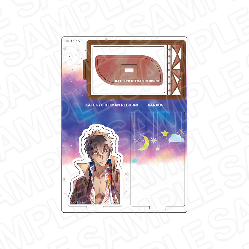 【コンテンツシード】家庭教師ヒットマンREBORN！ レイヤーアクリルスタンド PALE TONE series XANXUS night ver.