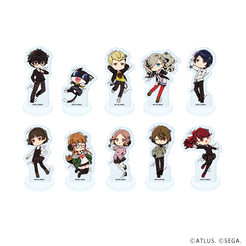 【A3】アクリルぷちスタンド『ペルソナ5 ザ・ロイヤル』03/ブラインド（全10種）（POP Artイラスト） 1BOX入数：10