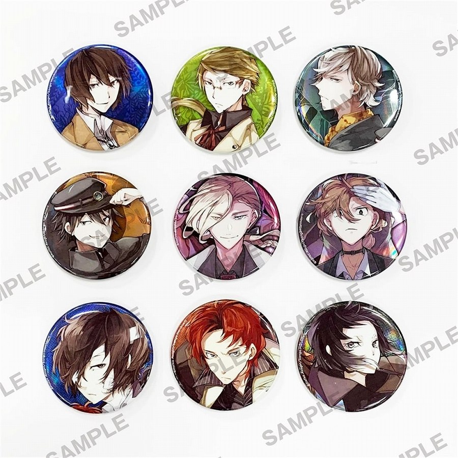 【KADOKAWA】【復刻版】『文豪ストレイドッグス』トレーディングホログラム缶バッジ novels（ランダム）