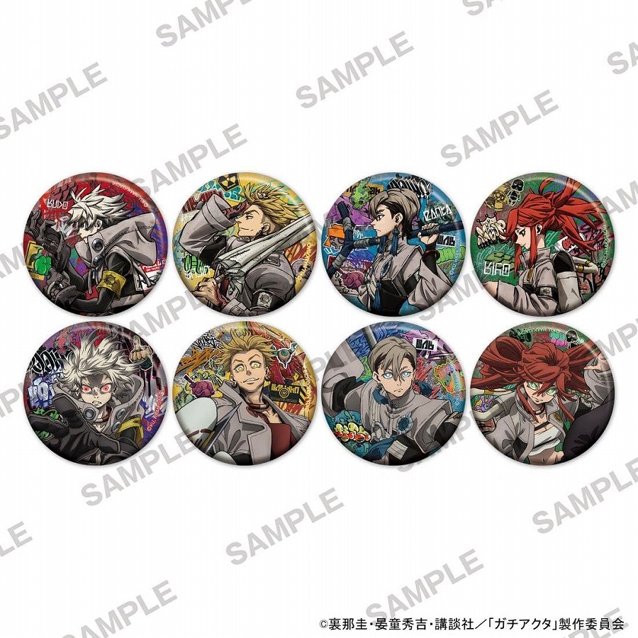 【KADOKAWA】TVアニメ『ガチアクタ』キラキラ缶バッジ vol.1 1BOX入数：8