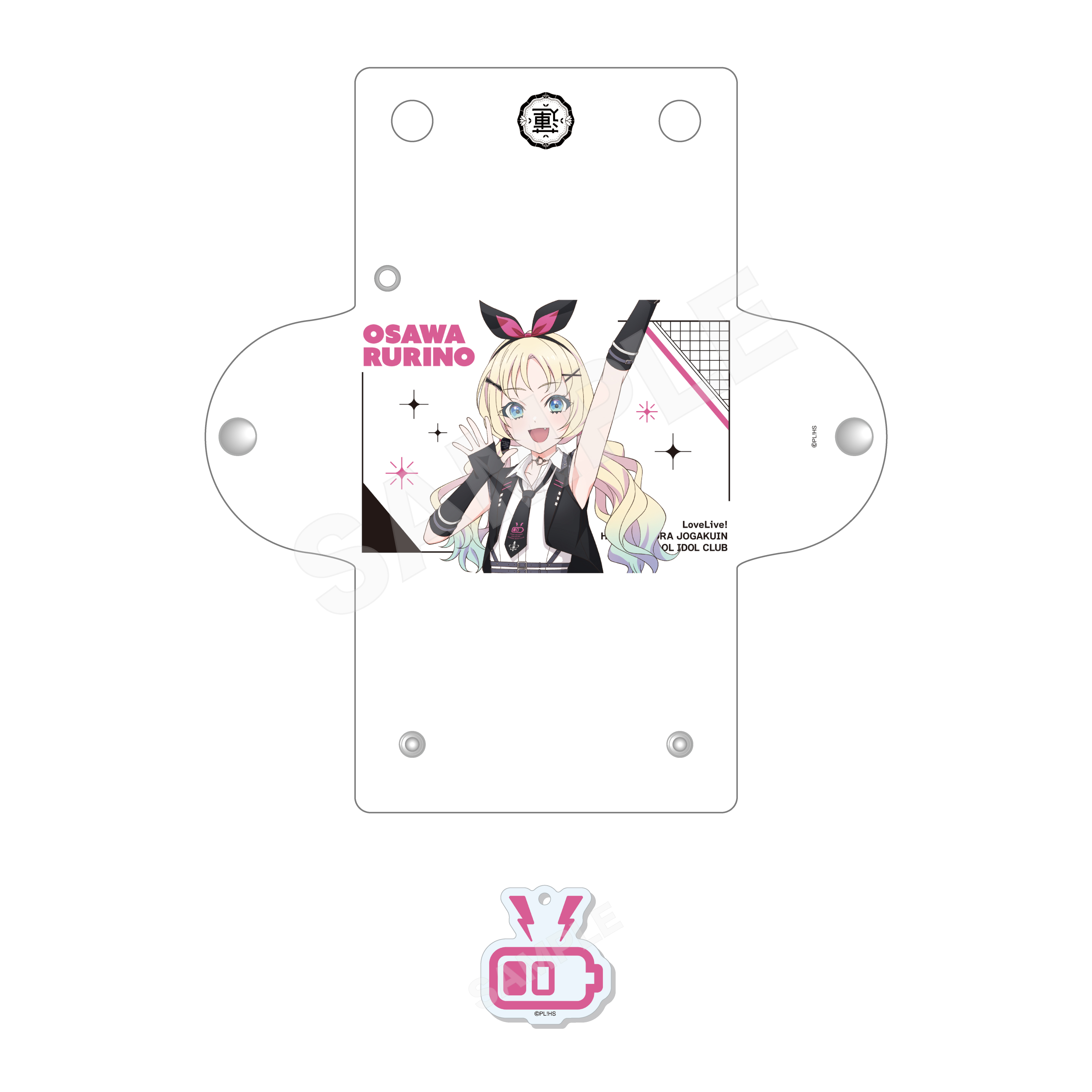 【CS.FRONT】ラブライブ！蓮ノ空女学院スクールアイドルクラブ アイドゥーミー！ ver. チャーム付きクリアマルチケース /C 大沢 瑠璃乃