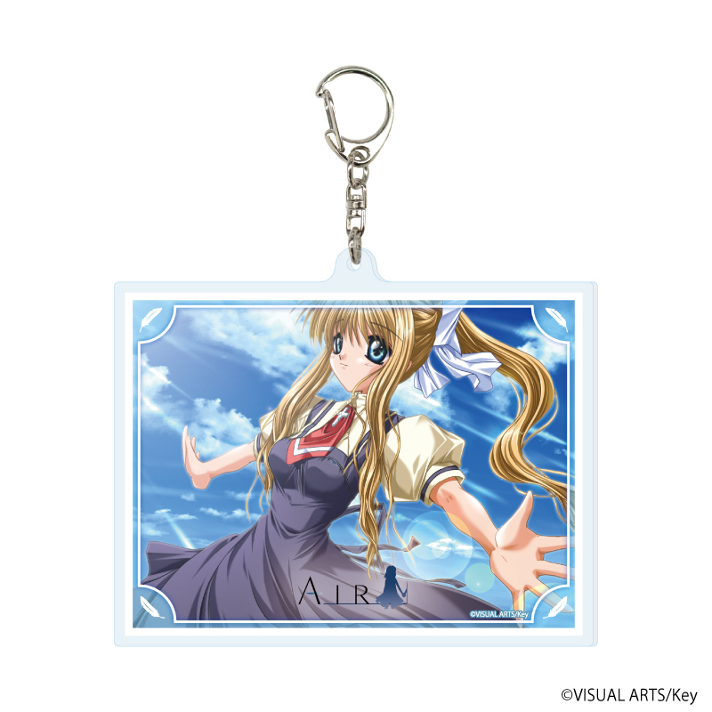 【A3】デカアクリルキーホルダー「AIR」01/神尾観鈴（場面写イラスト）
