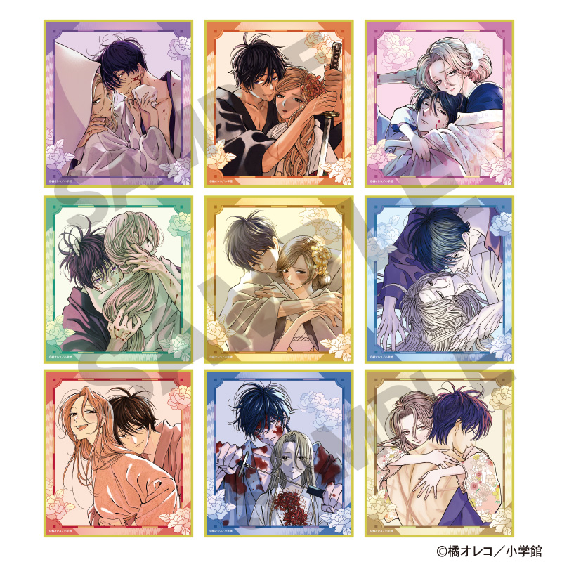 【クラックス】ホタルの嫁入り トレーディングミニ色紙 1BOX入数：9