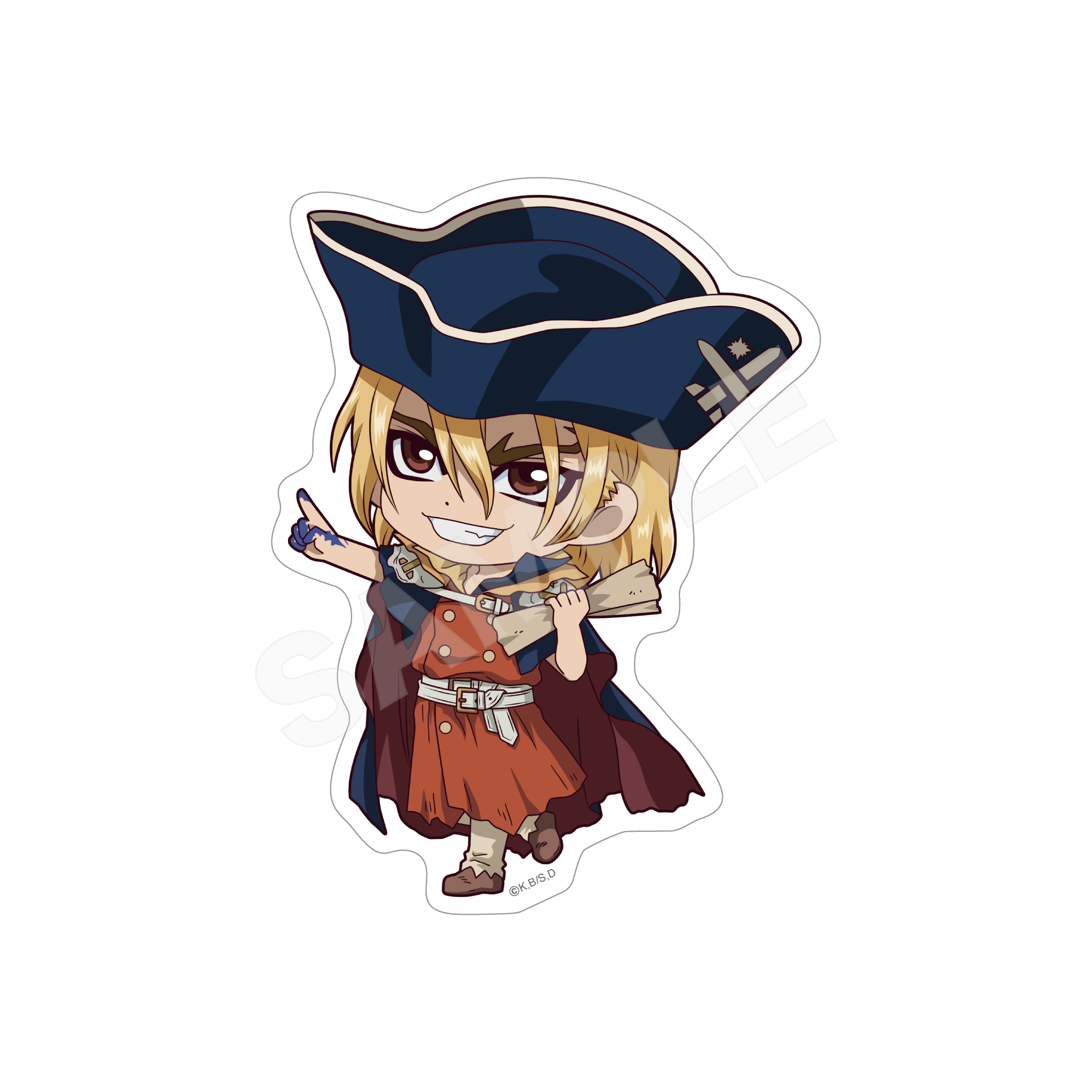 【CS.FRONT】Dr.STONE NAVI ME ステッカー /03 七海龍水