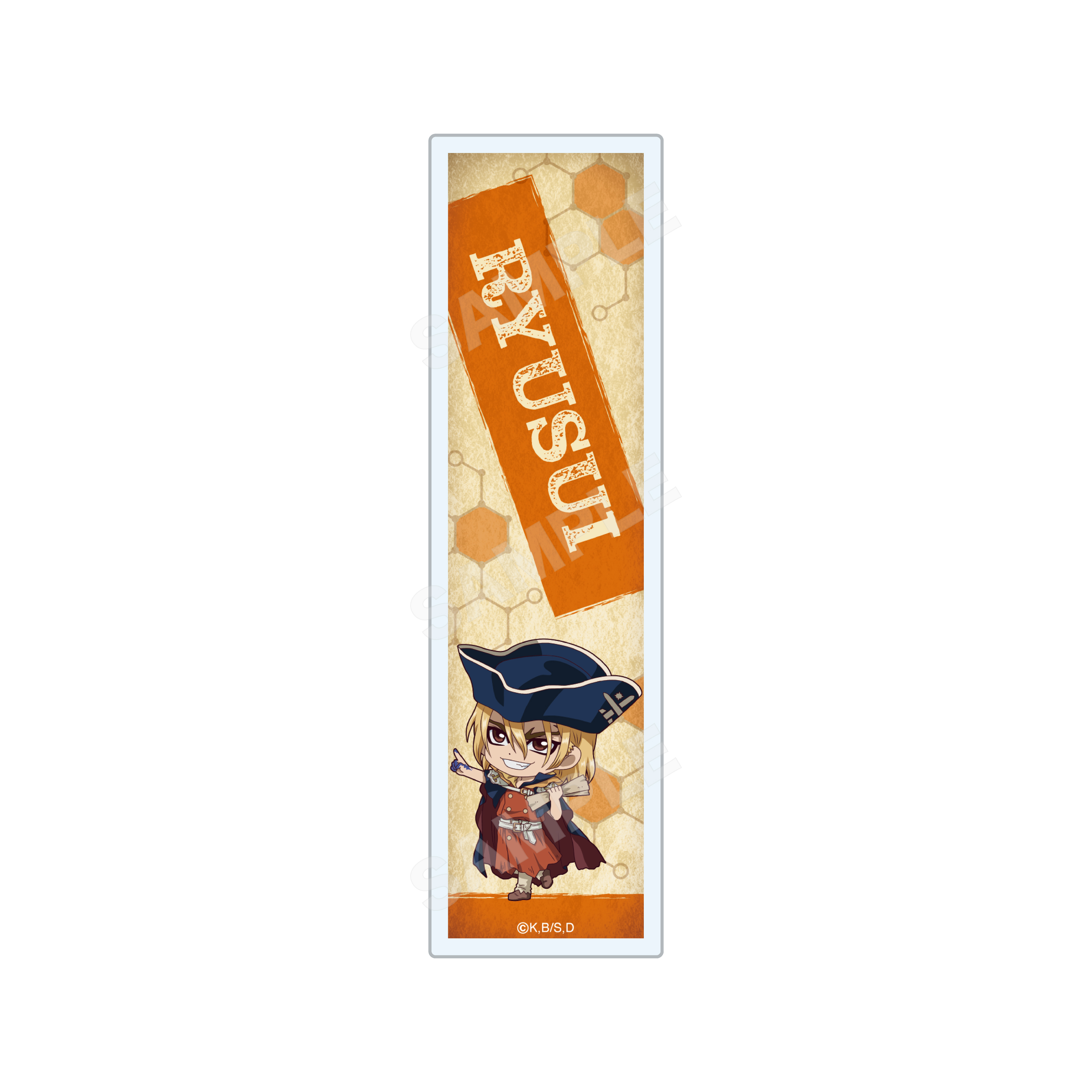 【CS.FRONT】Dr.STONE NAVI ME ミニクリアブックマーカー /03 七海龍水