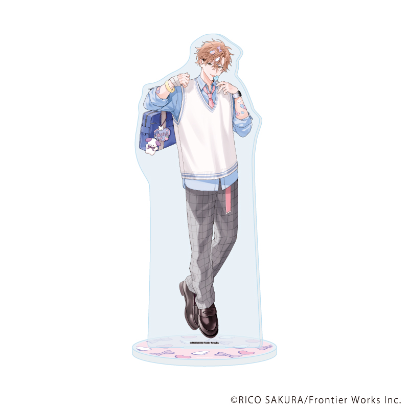 【A3】アクリルスタンド「ストロベリーキス・メルト」01/楓（描き下ろしイラスト）