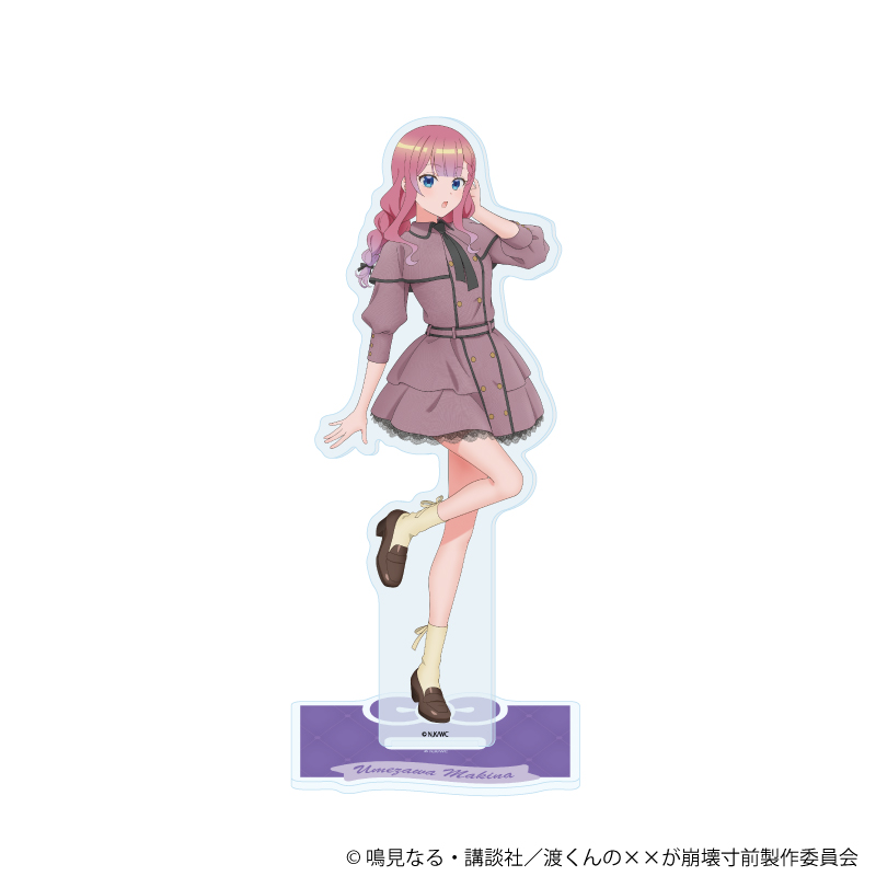 【A3】アクリルスタンド「TVアニメ『渡くんのXXが崩壊寸前』」06/梅澤 真輝奈 ダークガーリーver.（描き下ろしイラスト）