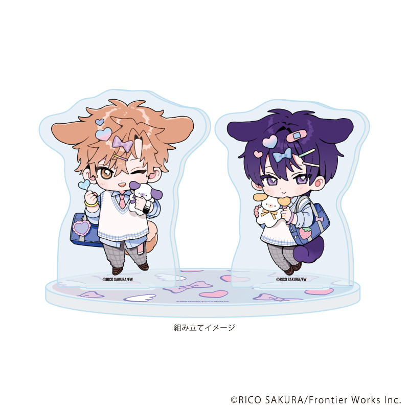 【A3】アクリルスタンドプレート「ストロベリーキス・メルト」01/A（描き下ろしイラスト）