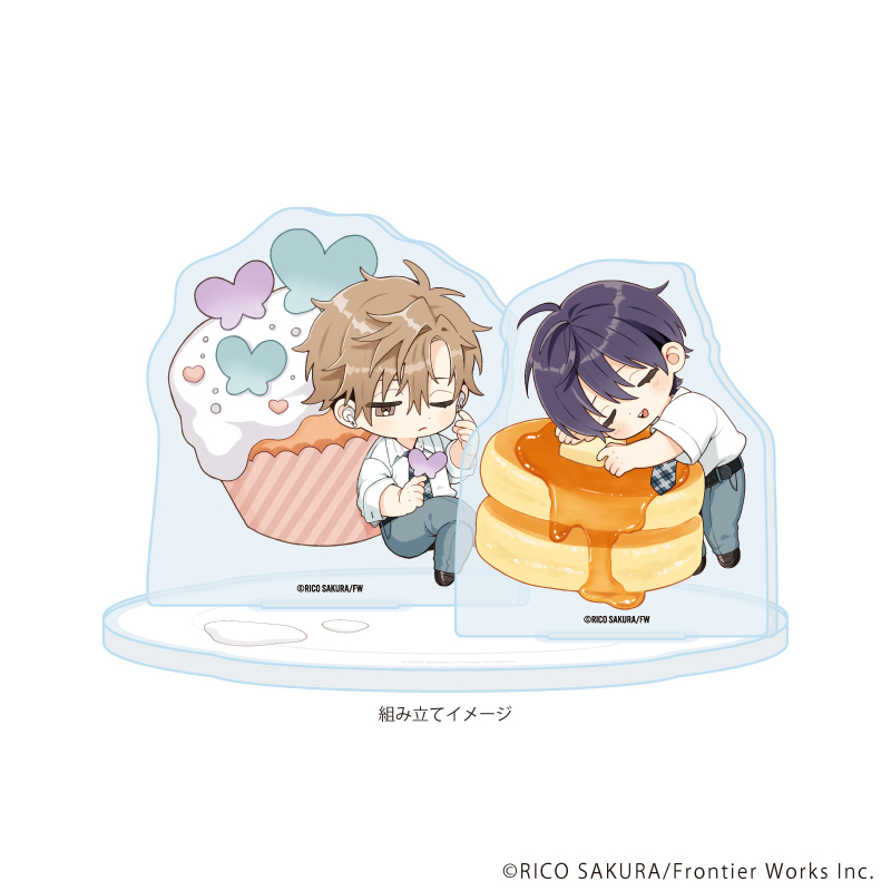 【A3】アクリルスタンドプレート「ストロベリーキス・メルト」02/B（既存イラスト）