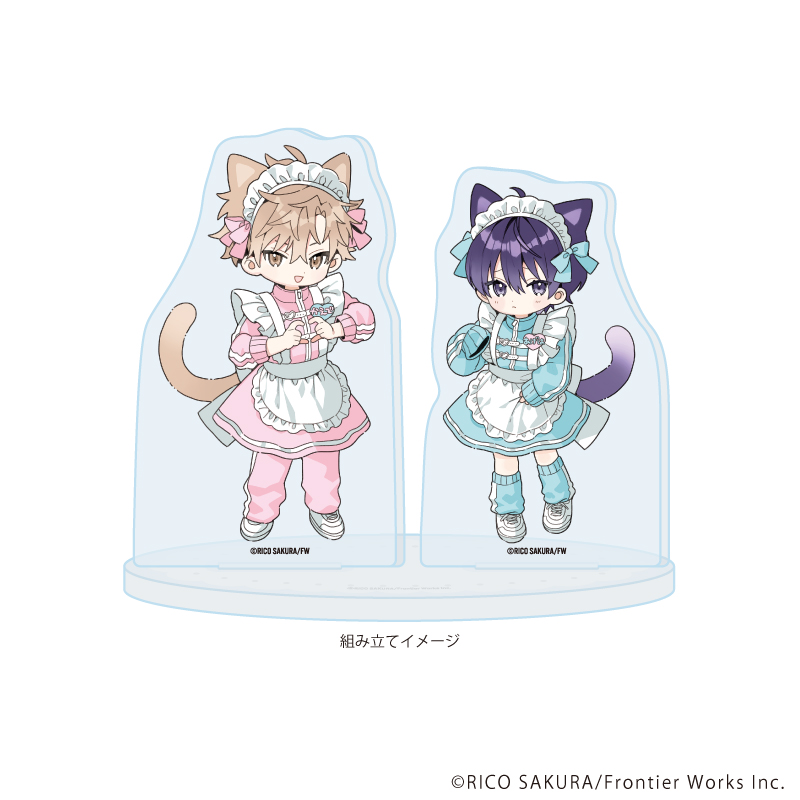 【A3】アクリルスタンドプレート「ストロベリーキス・メルト」03/C（描き下ろしイラスト）