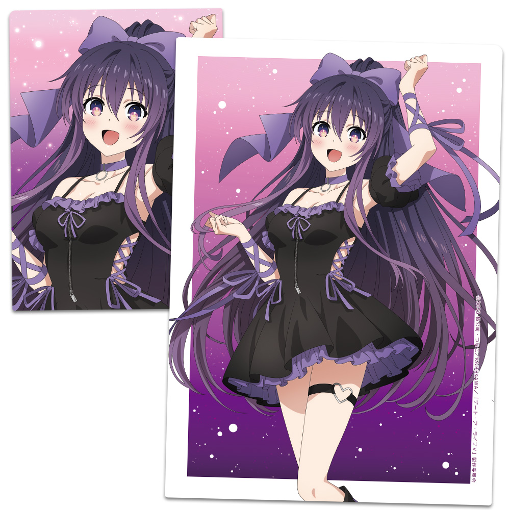 【アズメーカー】デート・ア・ライブV クリアファイル 夜刀神十香 ゴシックパンクver. 【描き下ろし】