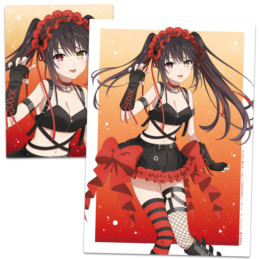 【アズメーカー】デート・ア・ライブV クリアファイル 時崎狂三 ゴシックパンクver. 【描き下ろし】