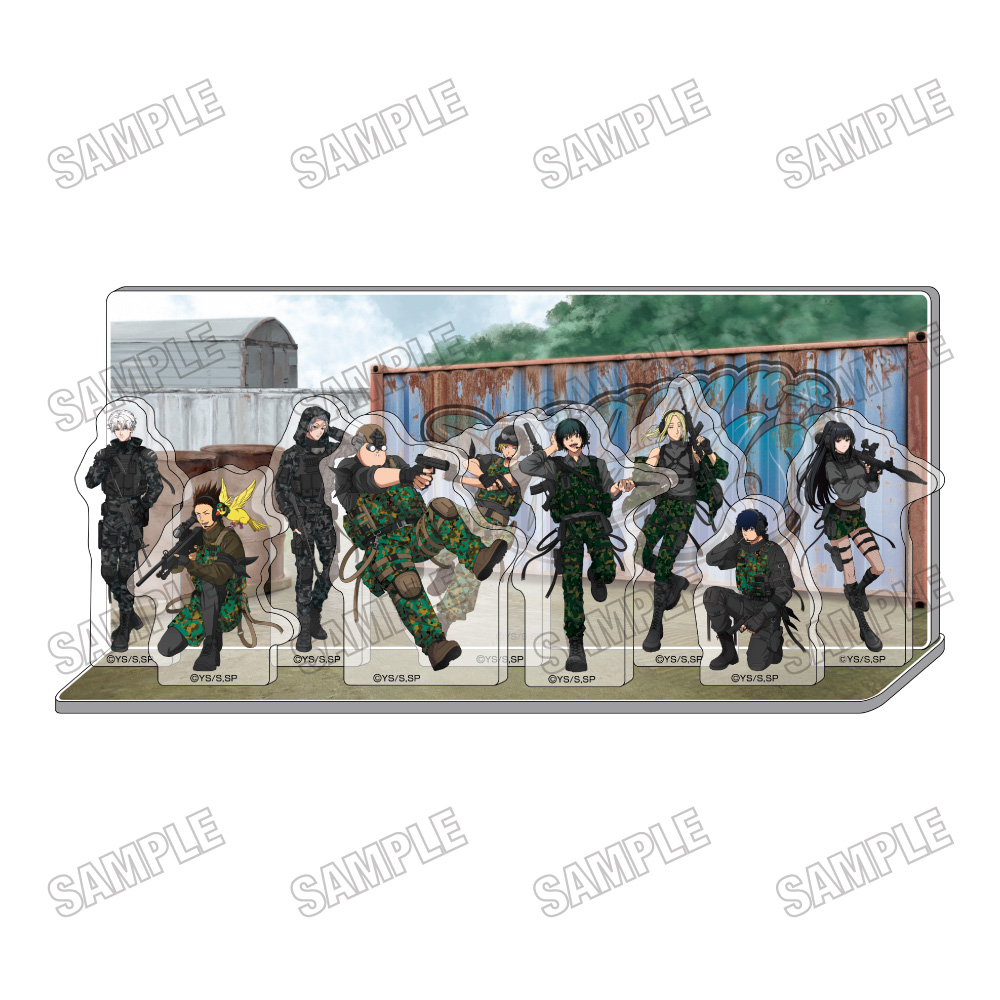 【メディコス・エンタテインメント】TVアニメ『SAKAMOTO DAYS』描き下ろしアクリルジオラマ【サバイバルゲームver.】