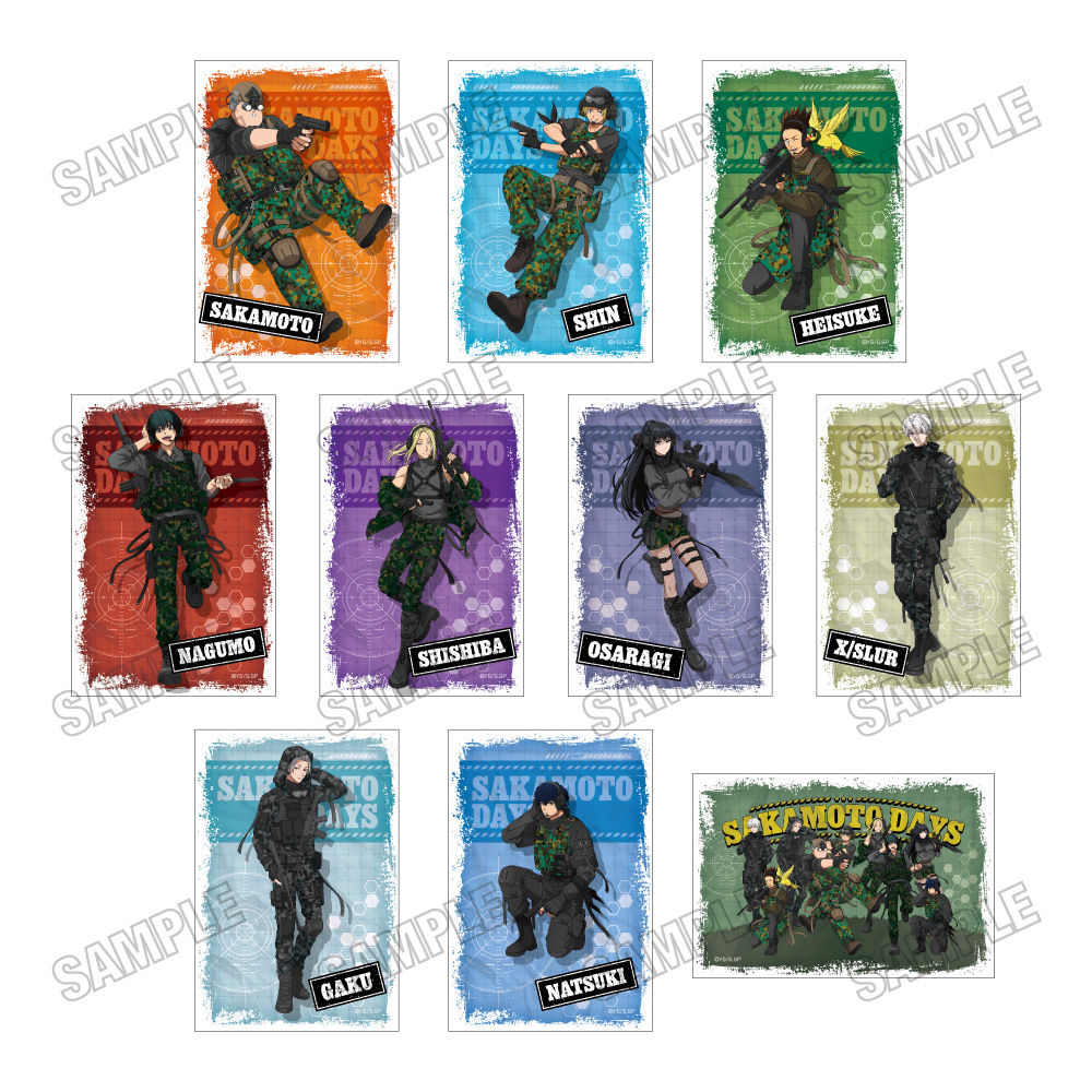 【メディコス・エンタテインメント】TVアニメ『SAKAMOTO DAYS』描き下ろしイラストカードセット【サバイバルゲームver.】