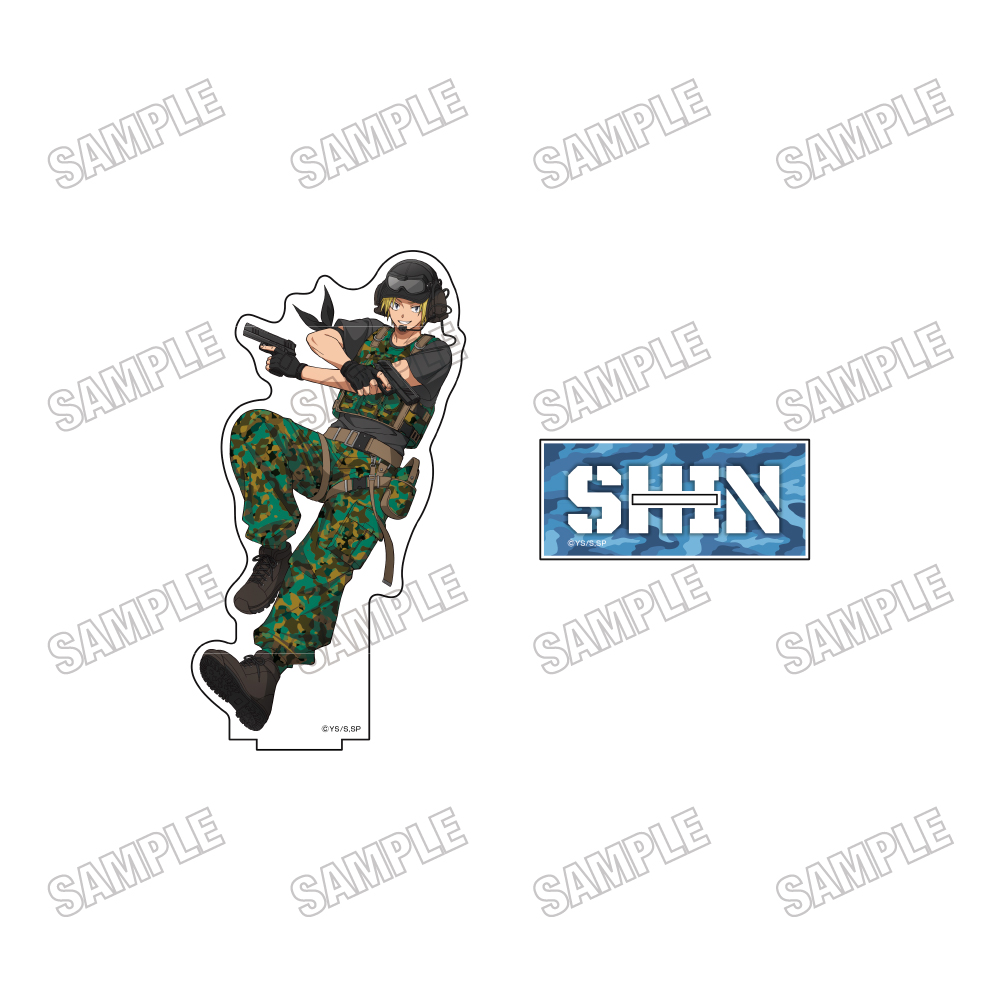 【メディコス・エンタテインメント】TVアニメ『SAKAMOTO DAYS』描き下ろしBIGアクリルスタンド（2）朝倉シン【サバイバルゲームver.】