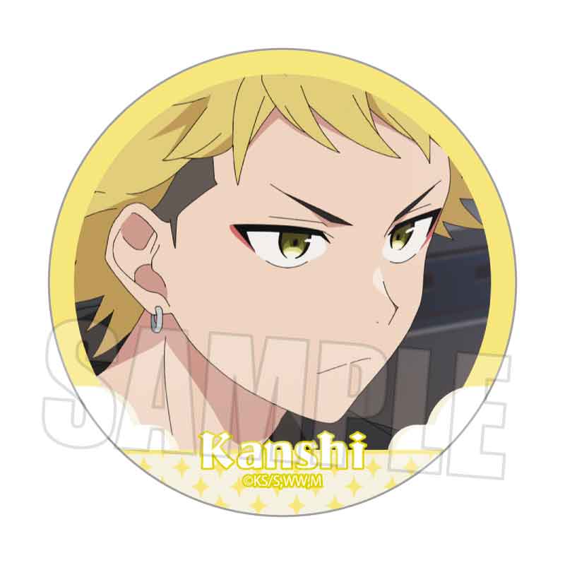 【ベルハウス】メモリーズ缶バッジ TVアニメ『ウィッチウォッチ』/風祭 監志B