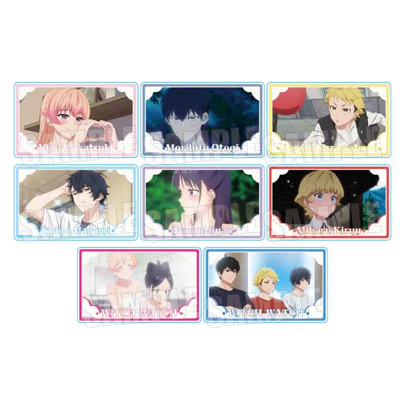 【ベルハウス】トレーディングメモリーズアクリルカード TVアニメ『ウィッチウォッチ』 1BOX入数：8