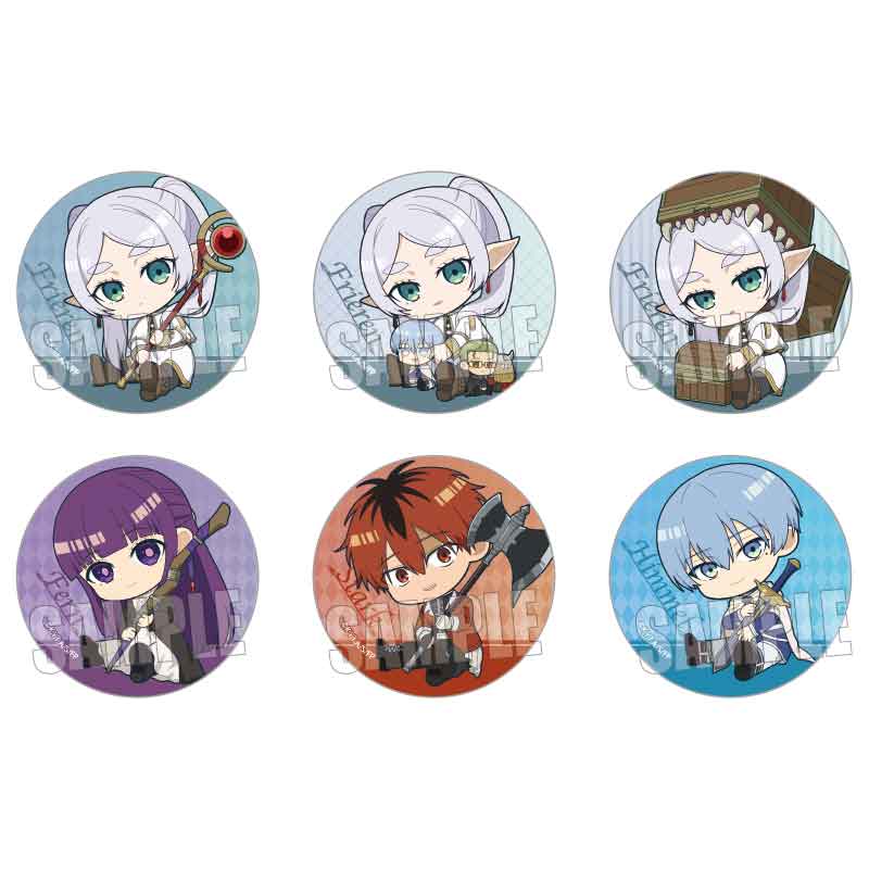 【ベルハウス】トレーディング缶バッジ 葬送のフリーレン/ぎゅぎゅっと 1BOX入数:6