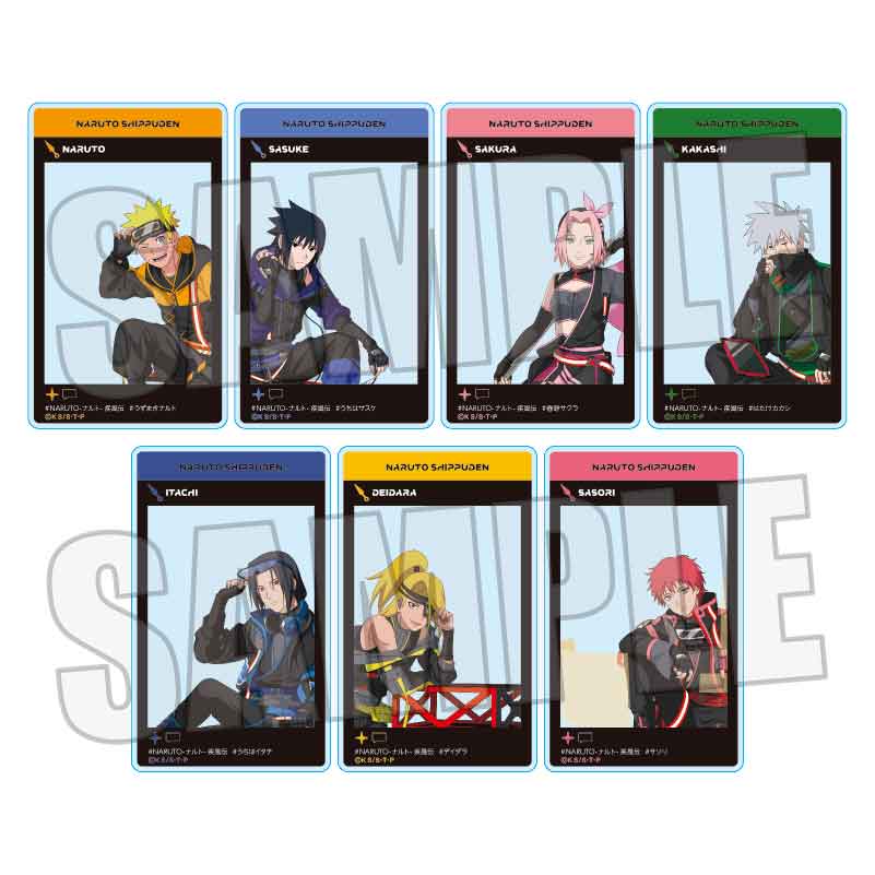 【ベルハウス】トレーディングアクリルプレート NARUTO-ナルト- 疾風伝/Cyber Style 1BOX入数:7