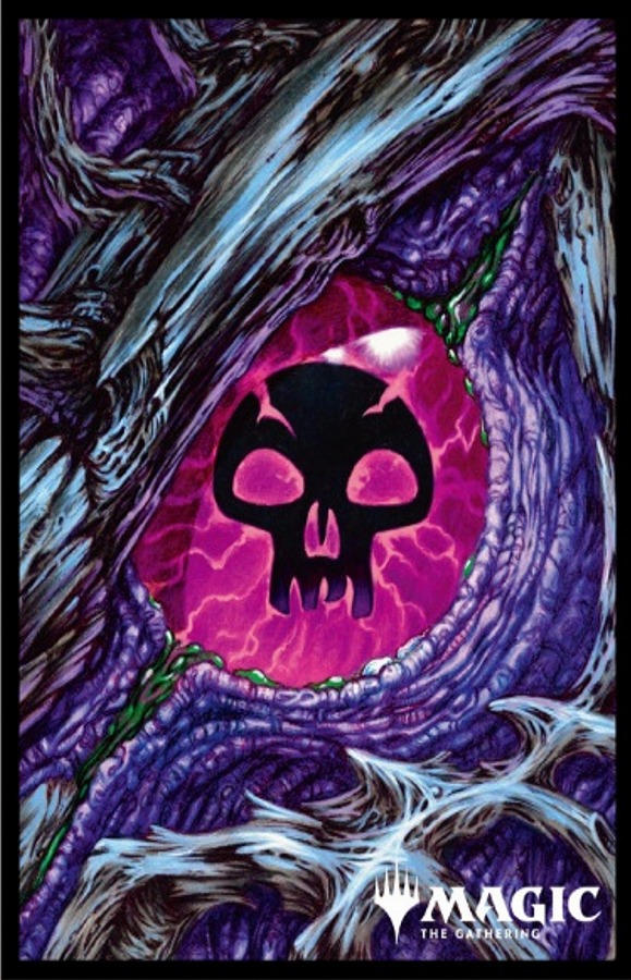 【エンスカイ】マジック：ザ・ギャザリング プレイヤーズカードスリーブ MTGS-350 『タルキール：龍嵐録』《沼》