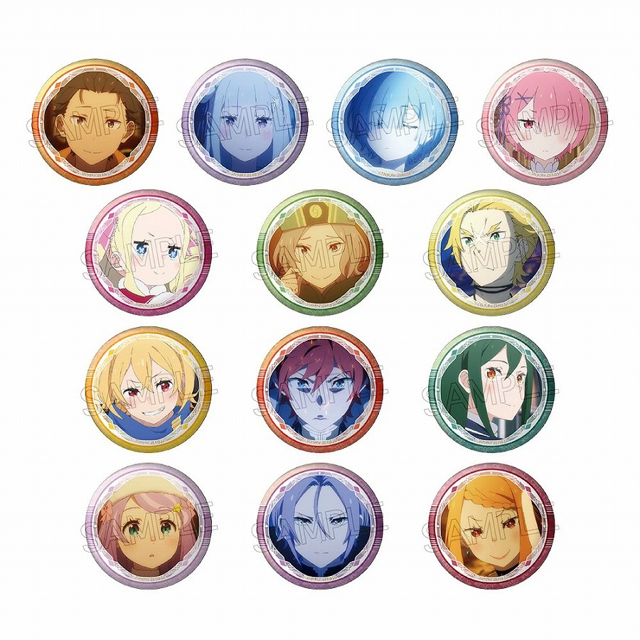 【ツインクル】Re：ゼロから始める異世界生活 百面相缶バッジ 1BOX入数：13